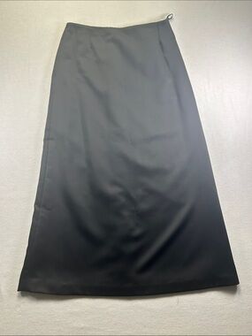 Vera Wang Black Maxi Skirt - Elegant A-Line Silhouette